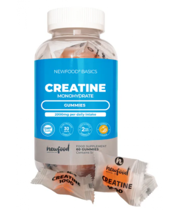 Creatina Monohidratada - 60 Gomas - Newfood